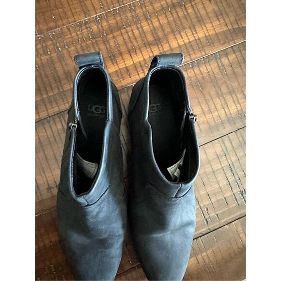 UGG Aureo black waterproof ankle boots booties 11 - Picture 7 of 9
